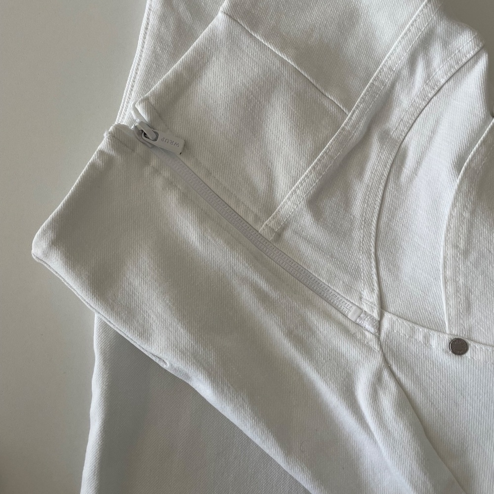 Freddy Pants: WRUP SNUG Jeans - High Waisted - Cropped - White